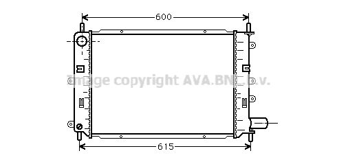 AVA QUALITY COOLING Radiators, Motora dzesēšanas sistēma FD2059